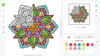 Скриншот 1 к игре Coloring Book for Adults
