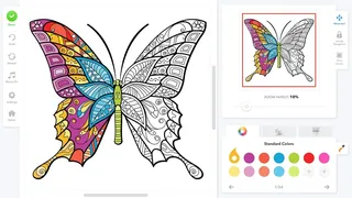 Скриншот 2 к игре Coloring Book for Adults