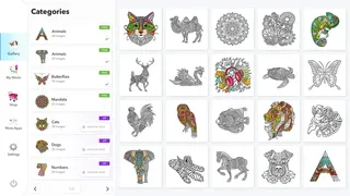 Скриншот 4 к игре Coloring Book for Adults