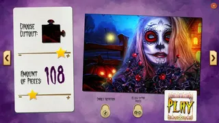 Скриншот 1 к игре Sweet Holiday Jigsaws: Halloween Night