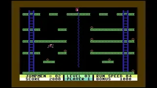 Скриншот 1 к игре Jumpman (C64/MSDOS)