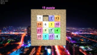 Скриншот 1 к игре 15 puzzle