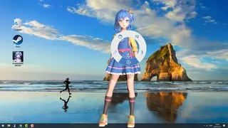 Скриншот 1 к игре DesktopMMD3:Miss Fish