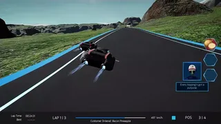 Скриншот 1 к игре Cygnus Pizza Race