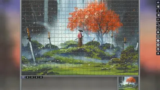 Скриншот 4 к игре Pixel Puzzles Illustrations & Anime Jigsaw Puzzles