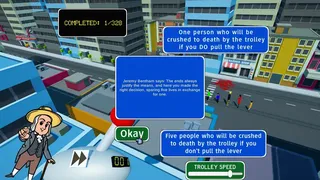 Скриншот 3 к игре The Trolley Problem Game