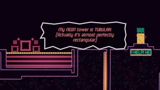 Скриншот 1 к игре Big NEON Tower VS Tiny Square