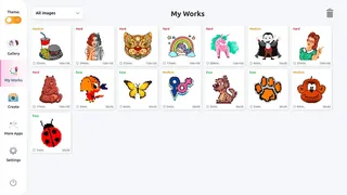 Скриншот 1 к игре Pixel Art Coloring Book