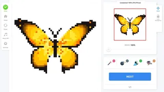 Скриншот 6 к игре Pixel Art Coloring Book