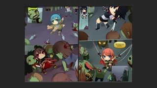 Скриншот 1 к игре Chibi Wars Kinetic Novel