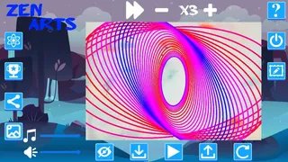 Скриншот 3 к игре Zen Arts: Relaxing Pendulum Paint Simulator