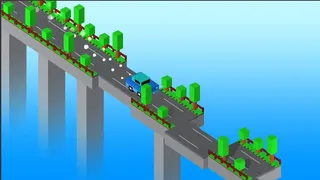 Скриншот 1 к игре Crossy Bridge