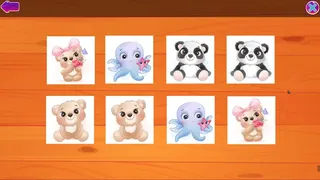Скриншот 3 к игре Cute Animals Memory Card Game