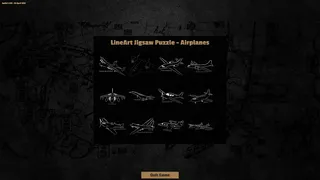 Скриншот 1 к игре LineArt Jigsaw Puzzle - Airplanes