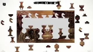 Скриншот 1 к игре Shinobi's Way - a jigsaw chess tale