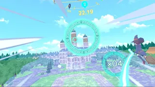 Скриншот 1 к игре Little Witch Academia: VR Broom Racing