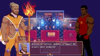 Скриншот 1 к игре Burning Horns: A Bara Isekai JRPG