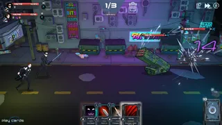 Скриншот 1 к игре Metroplex Zero: Sci-Fi Card Battler