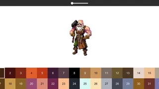 Скриншот 3 к игре Coloring Pixel - Fantasy Characters