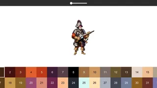 Скриншот 6 к игре Coloring Pixel - Fantasy Characters