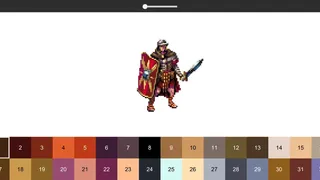 Скриншот 7 к игре Coloring Pixel - Fantasy Characters