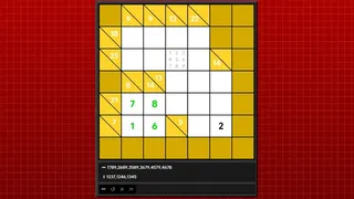 Скриншот 2 к игре Super Kakuro - Cross Sums