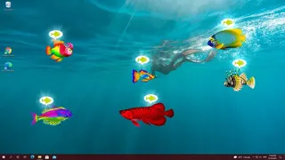 Скриншот 2 к игре Virtual Aquarium - Overlay Desktop Game