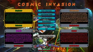 Скриншот 1 к игре Cosmic Invasion