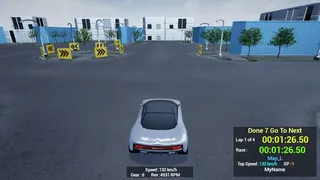 Скриншот 2 к игре Maze Workout - Urban Lost Solo Car Racer