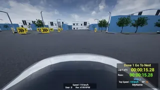 Скриншот 3 к игре Maze Workout - Urban Lost Solo Car Racer