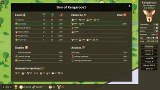 Скриншот 4 к игре Territory: Animals Genetic Strategy