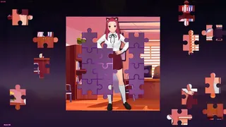 Скриншот 2 к игре Anime Jigsaw Girls - Office