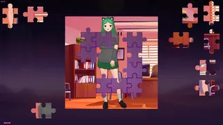 Скриншот 4 к игре Anime Jigsaw Girls - Office