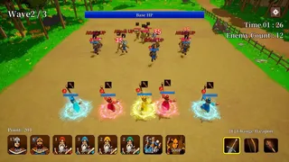 Скриншот 2 к игре Defensive War -SEALED GOLEM-