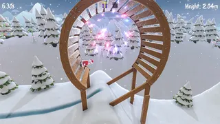 Скриншот 2 к игре Santa's Slippery Slope (Ski Stunts)