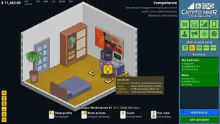 Скриншот 1 к игре Crypto Miner Tycoon Simulator
