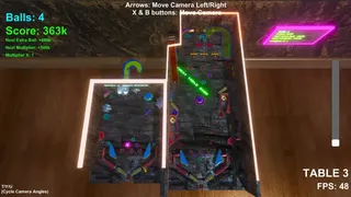 Скриншот 4 к игре Pinballer (3D Pinball)