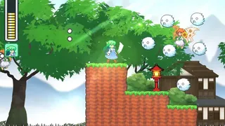 Скриншот 3 к игре 風の祝子 ～早苗さんの妖怪退治～