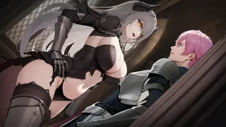 Скриншот 4 к игре Resist the succubus—The end of the female Knight