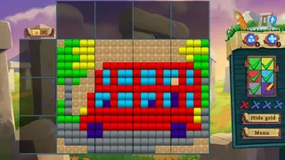 Скриншот 1 к игре Adventure Mosaics. Moto-Trip