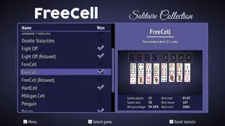Скриншот 1 к игре FreeCell Solitaire Collection