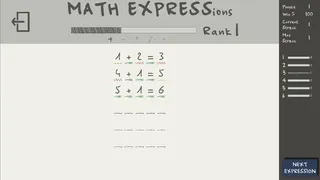 Скриншот 1 к игре MATH EXPRESSions