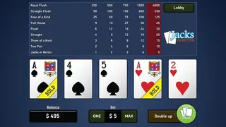 Скриншот 3 к игре Jacks or Better - Video Poker