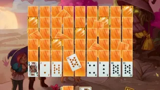 Скриншот 2 к игре Sweet Solitaire. School Witch 2
