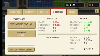 Скриншот 5 к игре Pixel Gangsters: Mafia Manager