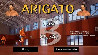 Скриншот 5 к игре 体育館の天井に挟まったマッチョを助けるゲーム