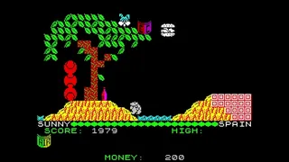 Скриншот 1 к игре Auf Wiedersehen Monty (CPC/Spectrum)