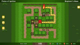 Скриншот 5 к игре Maze Ablaze