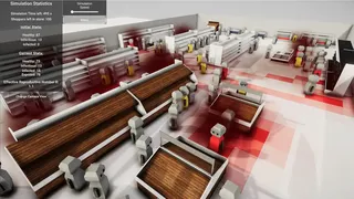 Скриншот 1 к игре COVID Simulation