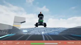 Скриншот 1 к игре Lawnmower Game: Space Race